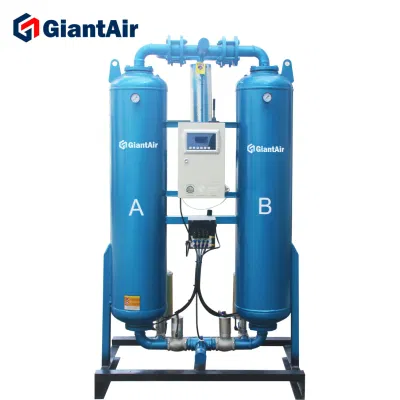 Giantair 28m3/min 1000cfm secador de ar de adsorção sem calor para compressor de parafuso de alta pressão e baixa pressão
