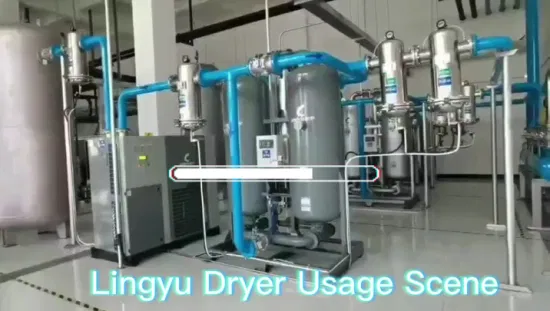 Lingyu marca 25bar 40 bar 60bar tipo de refrigeração equipamento secador de ar refrigerado de alta pressão