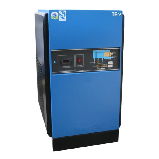 3,6 M3/Min Screw Air Compressor usa secador de ar comprimido secador de refrigeração marítima