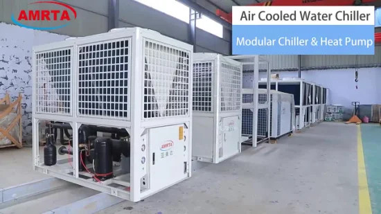 Scroll Modular / Glicol / Leite / Cervejaria / Comercial / Inversor DC de Biogás Resfriamento Livre Industrial Refrigerador de água resfriado a ar com certificado CE